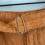 Kut From The Kloth  Jean Shorts Size 12 Justine Belt Cotton Hemp Burnt Orange NWT Photo 12