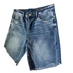 BLANK NYC Anthropologie Tomboy 9” Long Length Cutoff Jean Shorts Size 28 Photo 6