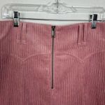 For Love & Lemons Pink Corduroy Mini Skirt Photo 3
