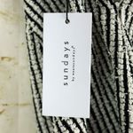 Sundays Berry Short Womens S White Black Striped Boucle High Waist Pleated NWT Photo 11