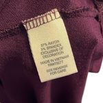 Mudd Purple Cut Out Cold Shoulder Short Sleeve T-Shirt with Embroidered Accents Photo 6