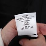 American Giant Women's Linen Tie Dress Size S Made In USA Black Photo 3