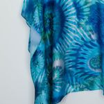 Chico's  Womens V Neck Rhinestone Shark Bite Kaftan Blouse Size L/XL Vacation Boho Photo 8