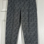 Liverpool  Los Angeles Women’s Black/White Reese Slim High Waisted Ankle Crop Sz8 Photo 0