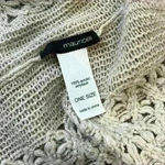 Maurice's  Tan Knit Poncho Sweater One Size Photo 4