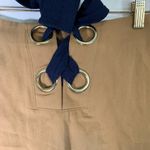 Lush Clothing Lush S lace up bow camel tan shorts high rise Photo 2