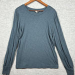 White Crow White Crow Women's Long Sleeve Shirt L Teal Comfy Casual Minimal Photo 0