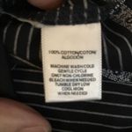 Loft Shorts Women's Size 12 Navy Blue Striped 100% Cotton Summer Shorts EUC Photo 2