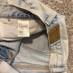 American Eagle  Outfitters Faded Blue Ripped Jean Shorts Photo 1