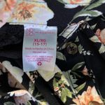 No Boundaries Black Floral Lace Back Sleeveless Shirt Dress Junior’s Size XL Photo 9