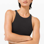 Lululemon  Energy Bra High Neck Long Line *Tough
Black- Size 4 Photo 0