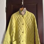 Burberry  London | Butter Yellow Quilted Puffer Field Style Jacket | Large Photo 8