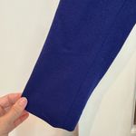 Vintage 90s Evan Picone Royal Blue Worsted Wool Coat Dress Size 10 Medium M Photo 4
