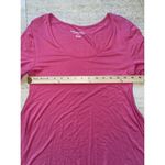 Soft Surroundings  Womens Hot Pink Short Sleeve‎ T-Shirt PXS Photo 2