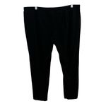 Eileen Fisher Women's XL Black Stretch Knit Casual Pull On Cropped Photo 4