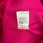 Lalavon Women’s Hot Pink Puff Sleeve Shiny Fairy Babydoll Mini Dress Size Small Photo 7