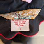 Jou Jou Black Trench Coat with Red Lining Photo 2