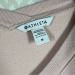Athleta  Light Pink Coaster Luxe V Neck Sweatshirt Photo 2