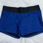 Varsity Spirit Blue W/ Black Waist Band Cheer Shorts Practice Wear Photo 2