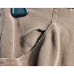 Jones New York  Silk Midi Skirt Brown Side Zip Pockets Size 10 Photo 1