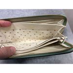Kate Spade Mint Green Saffiano Leather Zip Around Wallet Gold Hardware Photo 6