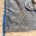 Vibrant Miu Vibrant M.I.U. Metallic Wide leg Cargo Denim Pants - NWT - Womens Size L 32”W Photo 15