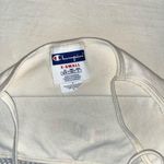 Champion  Graphic Logo Cream Pastels Cropped Cami Tank Top Sz Xs Square Neck Photo 3