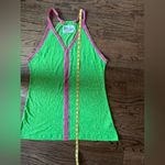 Pitusa Island Dreams Mini Sundress Lime with Pink Petite One Size Ibiza Up S M Green Size M Photo 7