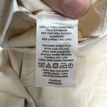 Loft  Pants Linen Cotton Blend Cropped Wide‎ Leg Cream Seamed Women’s Size 4 NWT Photo 6