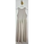 Zella  Effortless Cutout Back Hybrid Dress in Grey Moonbeam Size X-Large Photo 4