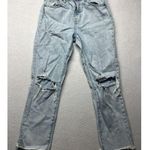 Altar'd State Jeans Womens Size 26 Destroyed Cut Off Ankle Premium Blue Denim Photo 0