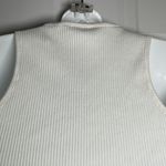 SheIn  Graphic Print Letter Angel Rib Knit Crop Tank Top Medium White Blue Photo 11