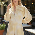 ZARA NWT TIE DYE SHORTS JUMPSUIT DRESS BLOGGERS FAV SMALL Photo 0