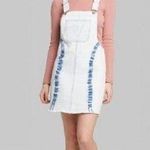 Wild Fable NWT  Blue Tie Dye Denim Pinafore Dress Photo 0