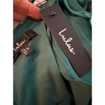 Lulus NWT  Beautiful Soul Teal Green Floral Print Twist-Front Maxi Dress Size M Photo 4