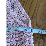 Lou & grey Pink Open Knit Sleeveless Sweater Vest Top Size S Cotton/Nylon Photo 7