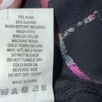 Zyia  Black with Multicolor Pattern Cropped Atheltic Leggings size 4 -#720 Photo 5