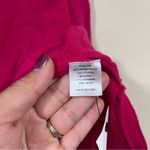 RE/DONE  Fushia V-Neck Wool Cashmere Pullover Sweater size XS oversize Photo 3