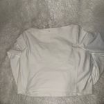 Calia White Ribbed Long Sleeve Athletic Top with Built in Bra size XXL Photo 4