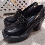 Madden Girl Cassidy Black Platform Loafers Photo 0