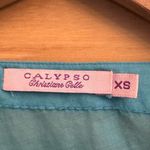 Calypso St. Barth Calypso Christine Celle Size XSmall Cotton Silk Blend Boho Embroidered Blouse Photo 10