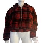 No Boundaries Plaid Teddy Fleece Jacket Photo 2