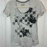 Vans Gray Fitted Graphic T-Shirt Photo 0