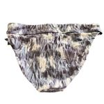 Athleta  Tulum Bikini Bottom Sz M Tie Dye Chrome Blue Lined Beach Vacay Pool NWT Photo 3