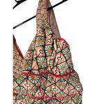 Gap Pink Multi Color Floral Mixed Print V-Neck Casual Tank Top Women Sz S Photo 6