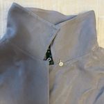 Ralph Lauren Silk Button Front Collared Embroidered Pocket Sleep Top Size 14 Photo 7