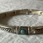 Silver tone stretch bracelets Photo 2