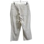 Judy Blue Don't Be Salty High Rise Wide Leg Cropped Jeans Size 14W White Stretch Photo 3