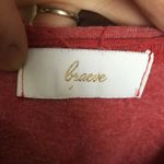 Evereve Braeve thermal style v-neck red shirt Photo 2