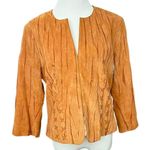 Vintage Y2K Mythology Suede Women’s Jacket Camel Color Lace Up Detail 10 Brown Photo 0